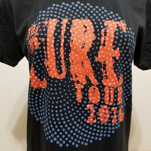 The Cure shirt Medium 2016 Tour swirl dots concert goth band merch Europe - Picture 5 of 8
